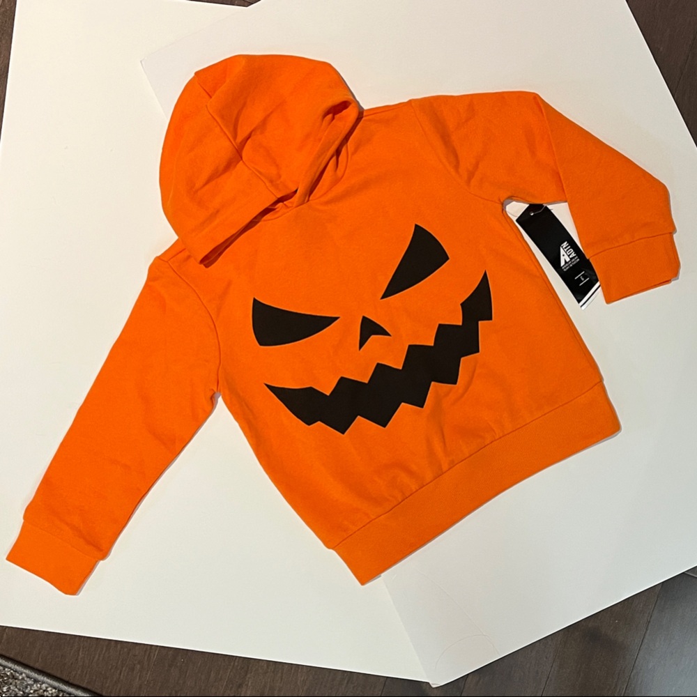 American Dream Orange Pumpkin Hoodie  for Kids